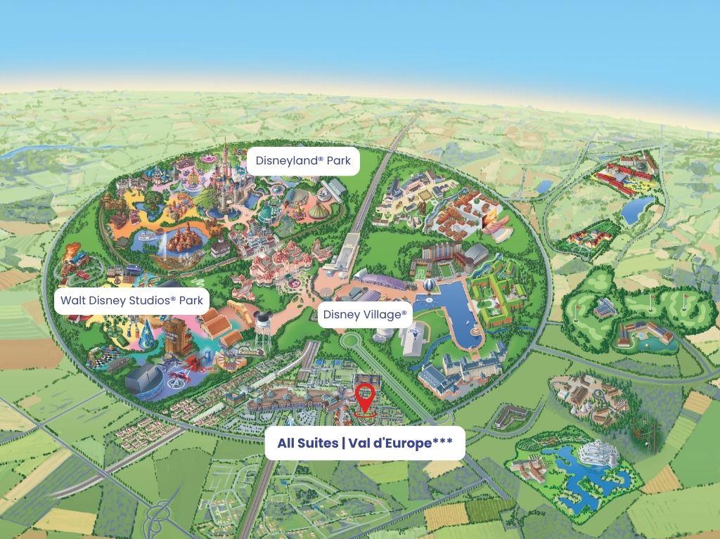 All Suites Appart Hotel ideale afstand tot Disneyland Paris
