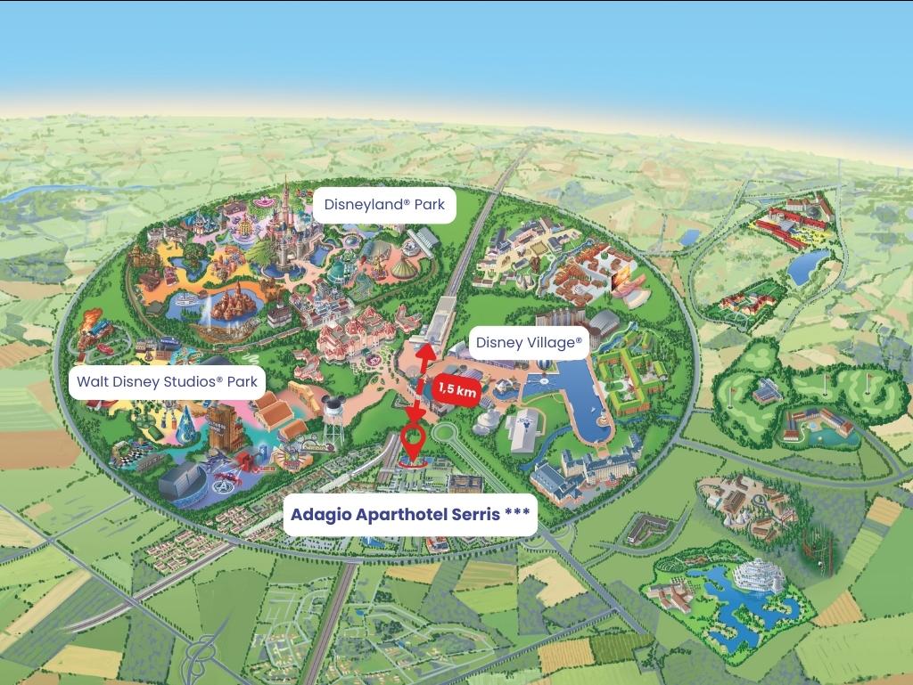 Adagio Aparthotel Serris zeer dichtbij de Disney® Parken