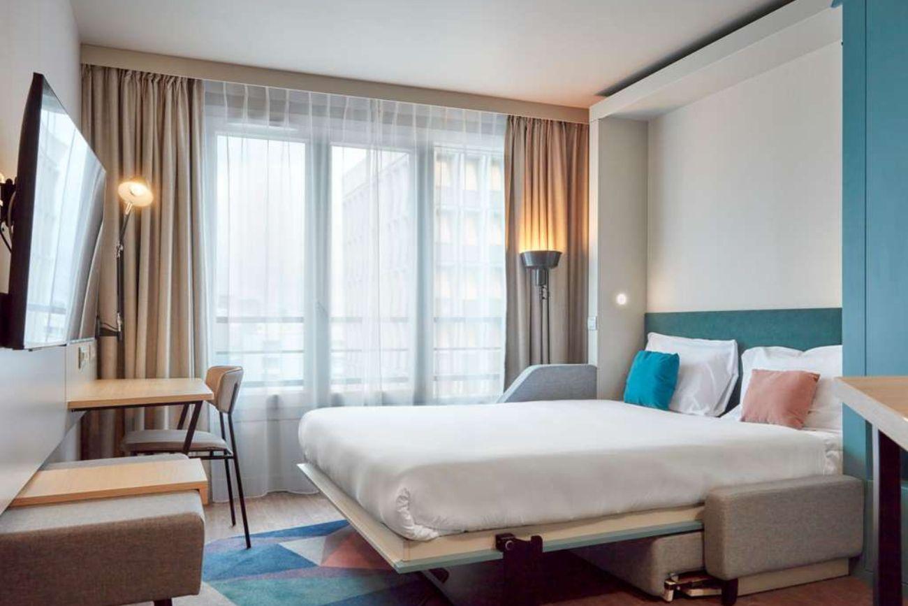 Slaapkamer appartement Adagio Nation