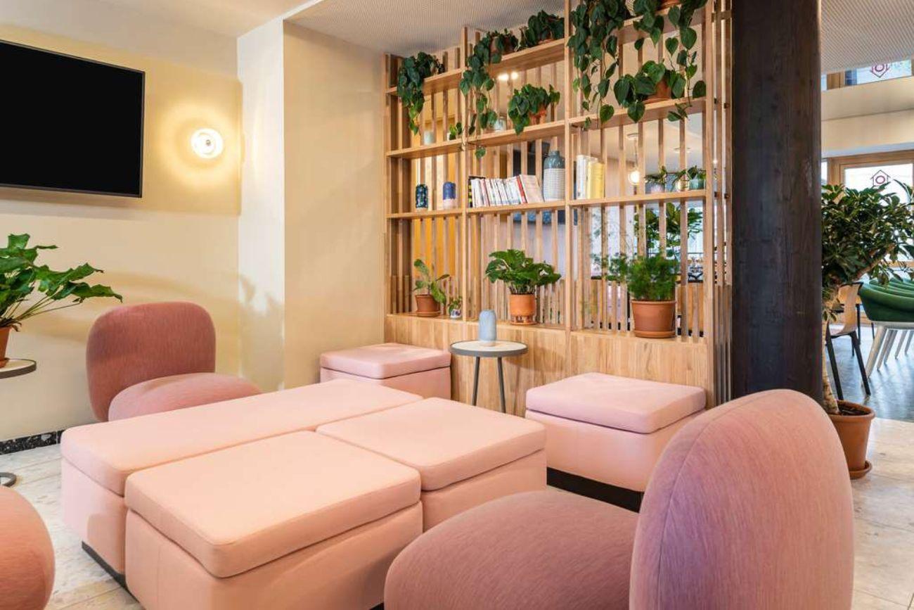 Lobby Adagio Aparthotel combinatiereis Parijs en Disney